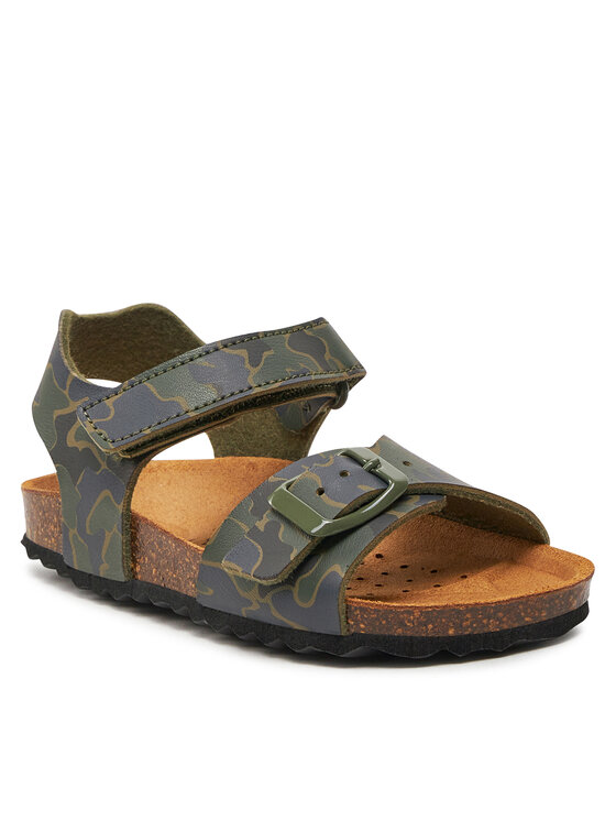 Geox Sandały Geox J Ghita Boy J028LB 00004 C0837 M Khaki