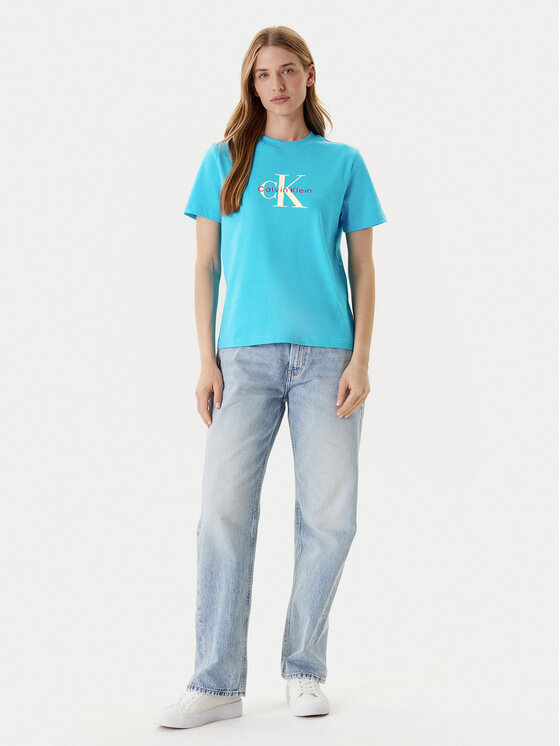 Calvin Klein Jeans Calvin Klein Jeans Camiseta Hero Classic LV047B865G Azul Regular Fit