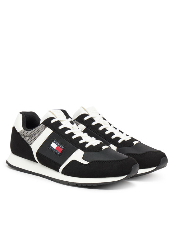 Tommy Jeans Sneakersy Tommy Jeans Tjm Runner Casual EM0EM01590 Čierna
