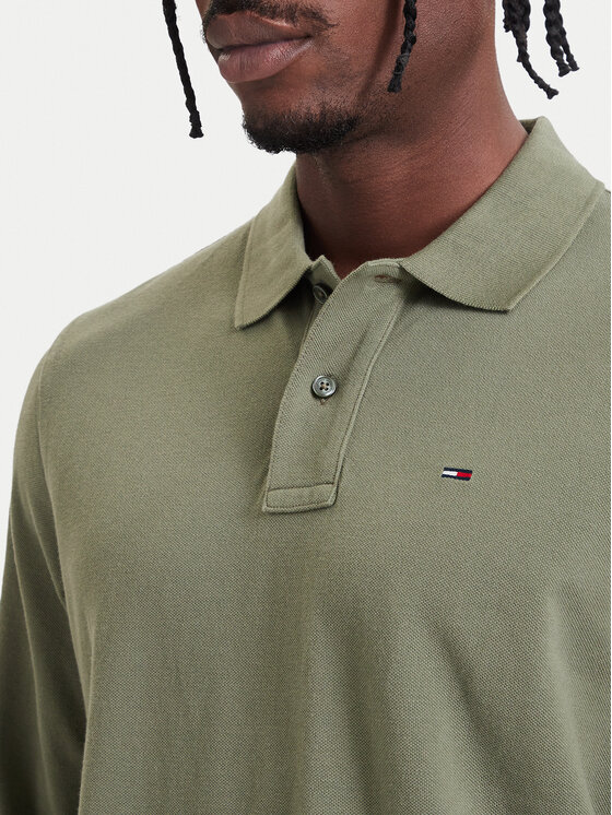 Tommy Jeans Tommy Jeans Polo DM0DM23630 Verde Regular Fit