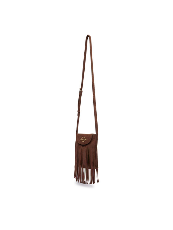 LOVE MOSCHINO Torebka na telefon LOVE MOSCHINO JC4247PP0PKM0313 Brązowy