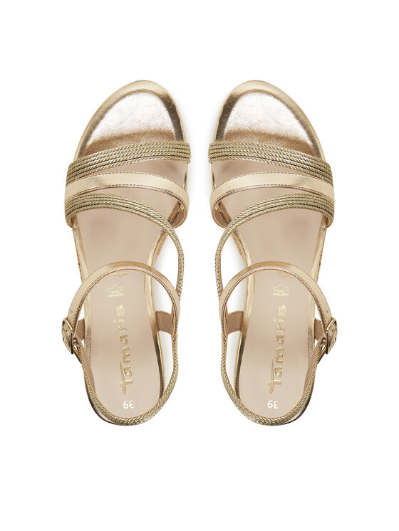 Tamaris Espadryle Tamaris 1-28323-44 Złoty