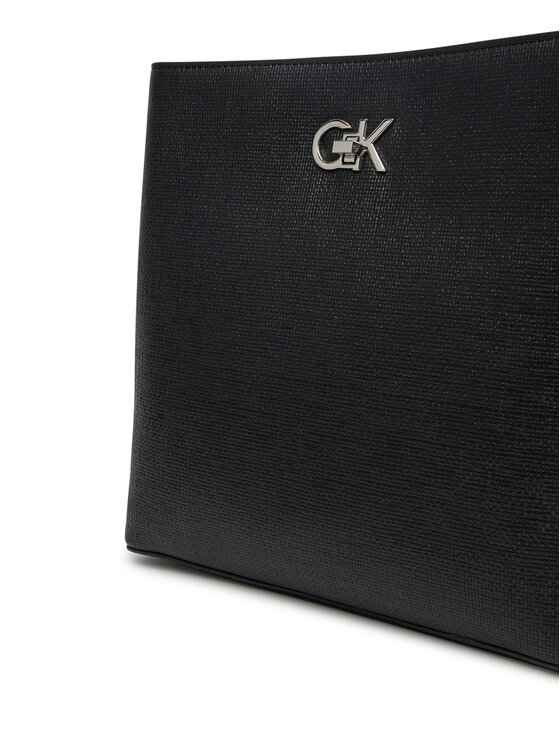 Calvin Klein Kabelka Calvin Klein Ck Bucket Bag_Tex K60K613179 Černá