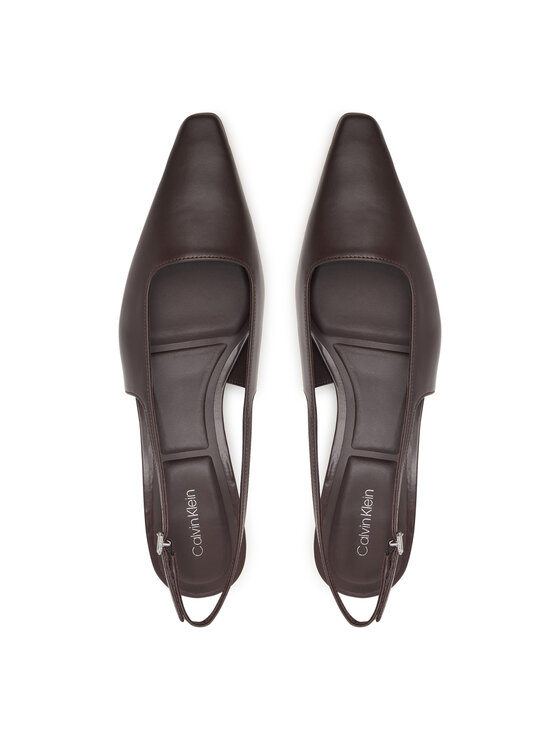 Calvin Klein Bateliai Calvin Klein Kitten Heel Pump Sling Hdw HW0HW03168 Juoda