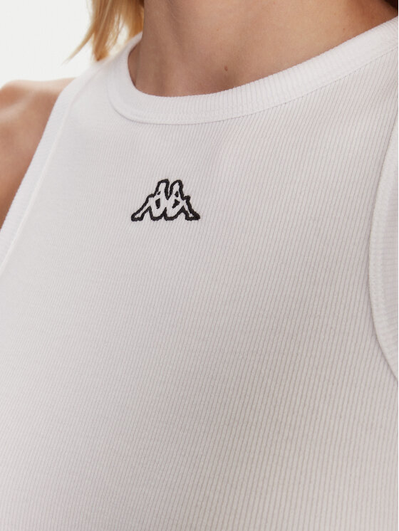 Kappa Kappa Conjunto de tops Logo Myrta 38277KW Blanco Regular Fit