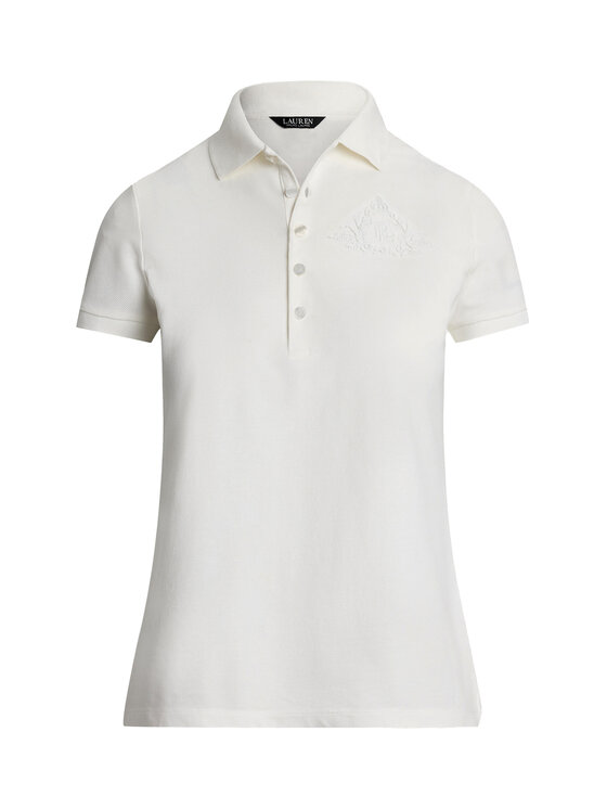 LAUREN RALPH LAUREN LAUREN RALPH LAUREN Поло 200966128001 Білий Slim Fit