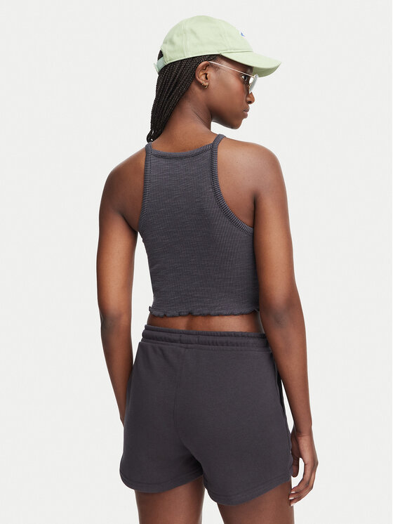 Roxy Roxy Топ As I Am ERJKT04278 Темно-сірий Slim Fit