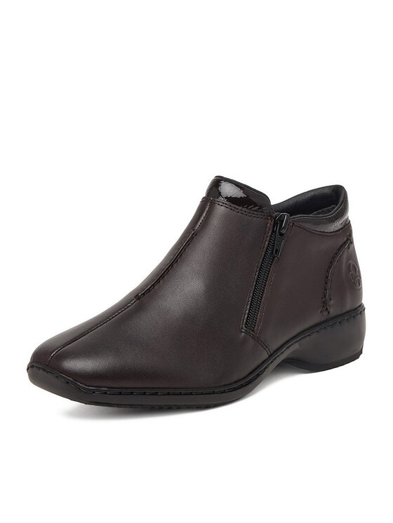 Rieker Botki Rieker CEO-L3882-25 Brązowy ciemny