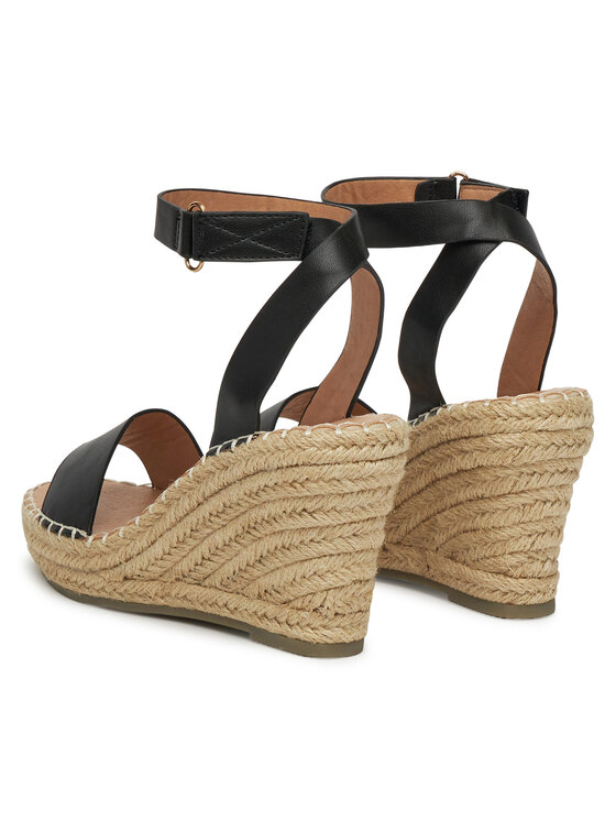 DeeZee Espadrilky DeeZee JSZ2022-06 Černá