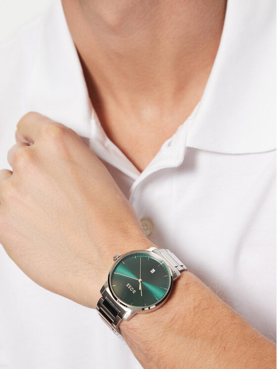 BOSS Годинник BOSS Dean 1514134 Срібний