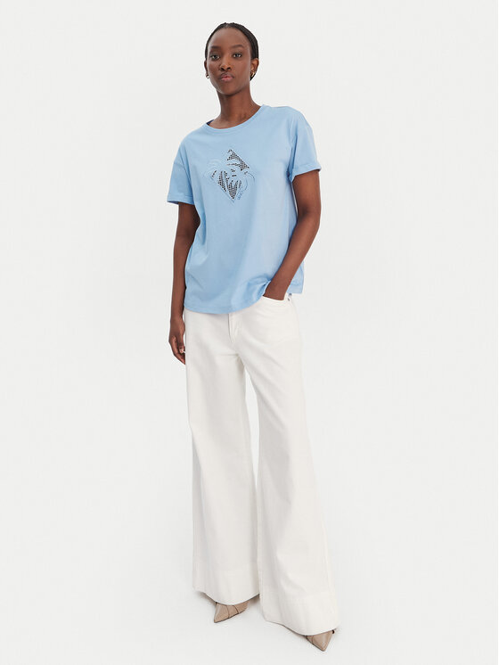 Liu Jo Liu Jo Camiseta WA6413 JS904 Azul Regular Fit