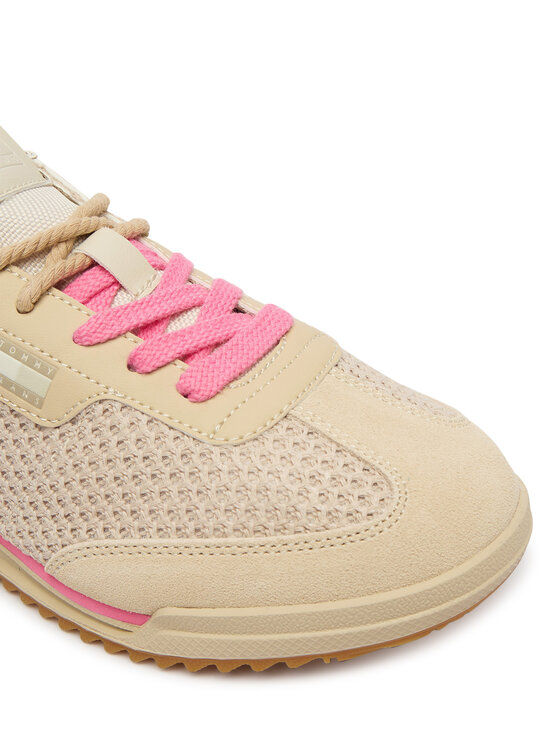 Tommy Jeans Tenisice Tommy Jeans Tjw Low Profile Runner Knit EN0EN02992 Bež