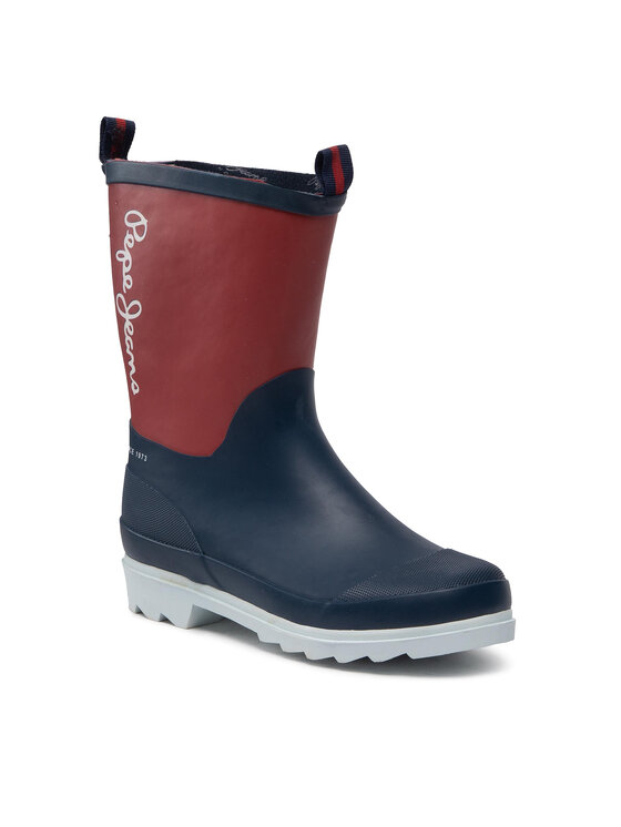 Pepe Jeans Гумові чоботи Pepe Jeans Storm Basic PBS50097 Cиній