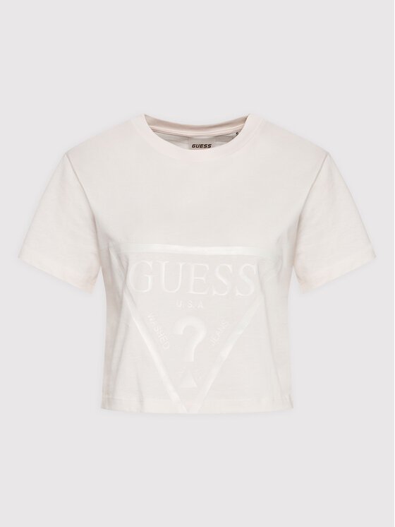 Guess Guess Футболка V2YI06 K8HM0 Бежевий Regular Fit