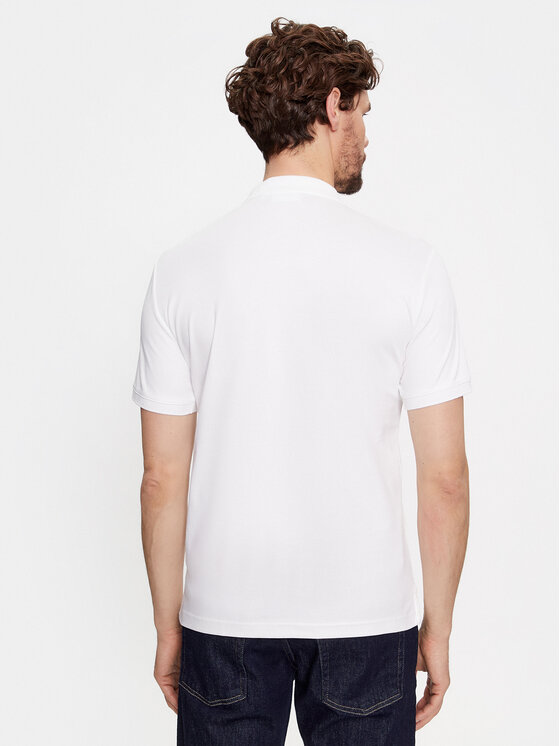Calvin Klein Calvin Klein Polo Smooth Cotton Slim Polo K10K111657 Bianco Regular Fit