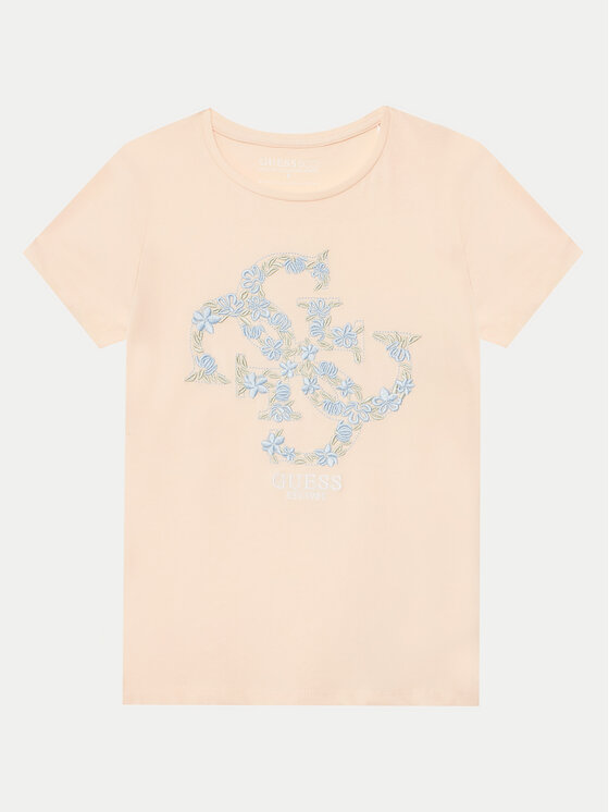 Guess Guess Футболка J5GI02 K6YW4 Рожевий Regular Fit