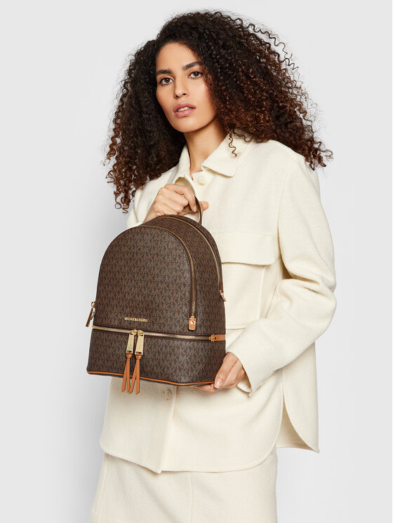 MICHAEL Michael Kors Nahrbtnik MICHAEL Michael Kors Rhea Zip 30S7GEZB1B Rjava