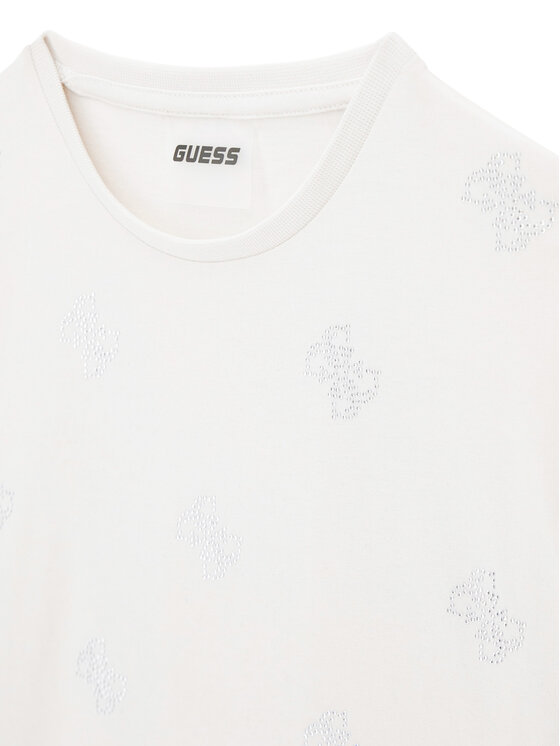Guess Guess Футболка J6GI35 I3Z14 Білий Relaxed Fit