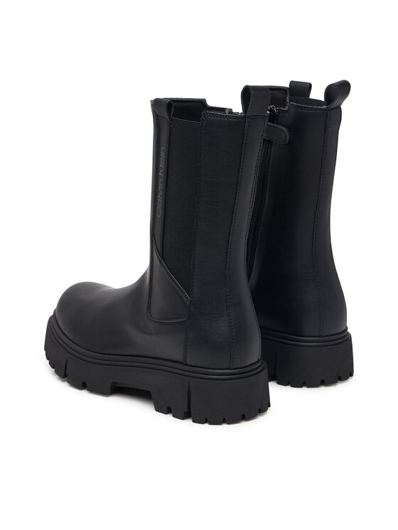 Calvin Klein Botki Calvin Klein V4A5-83431-1355 Czarny