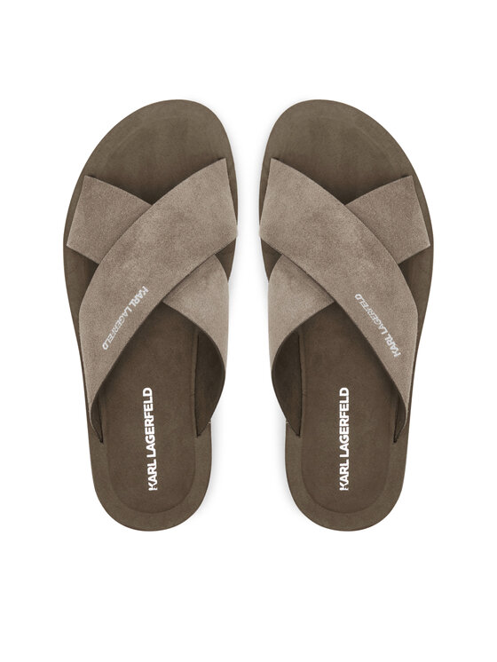 KARL LAGERFELD Шльопанці KARL LAGERFELD Kastor III KL70214 Сірий