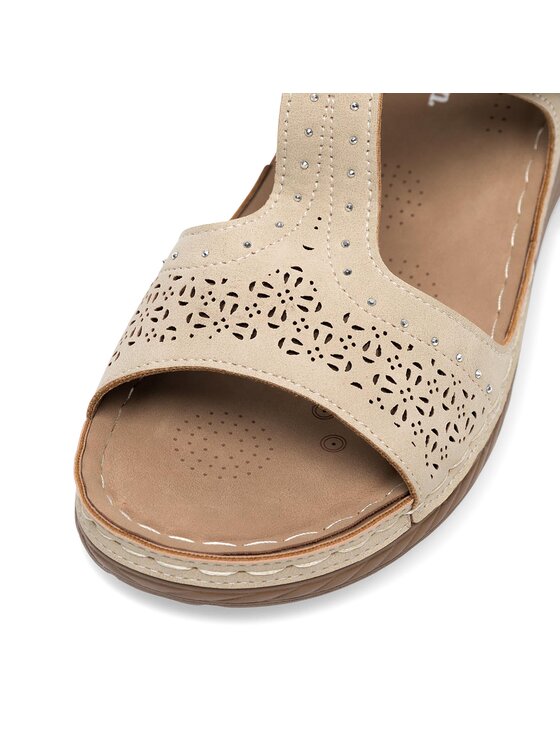 Clara Barson Sandály Clara Barson WYL05010-15 Béžová