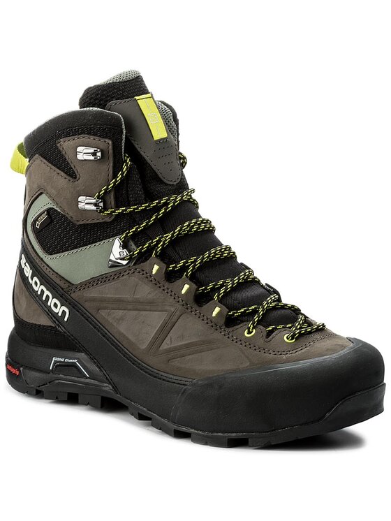 Salomon Trekking čevlji Salomon X Alp Mtn Gtx GORE-TEX 398402 29 G0 Black/Beluga/Lime Punch.