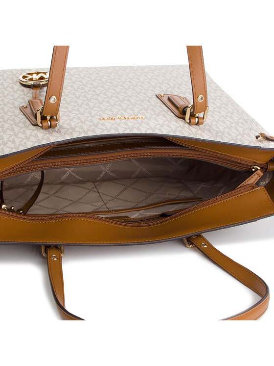 MICHAEL Michael Kors Ročna torba MICHAEL Michael Kors Voyager 30F8GV6T2B Bež