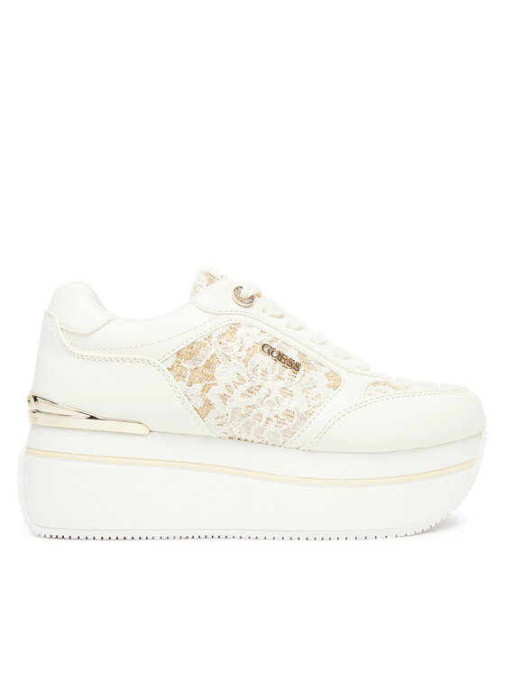 Guess Сникърси Guess FLTCM8 ELE12 Бял