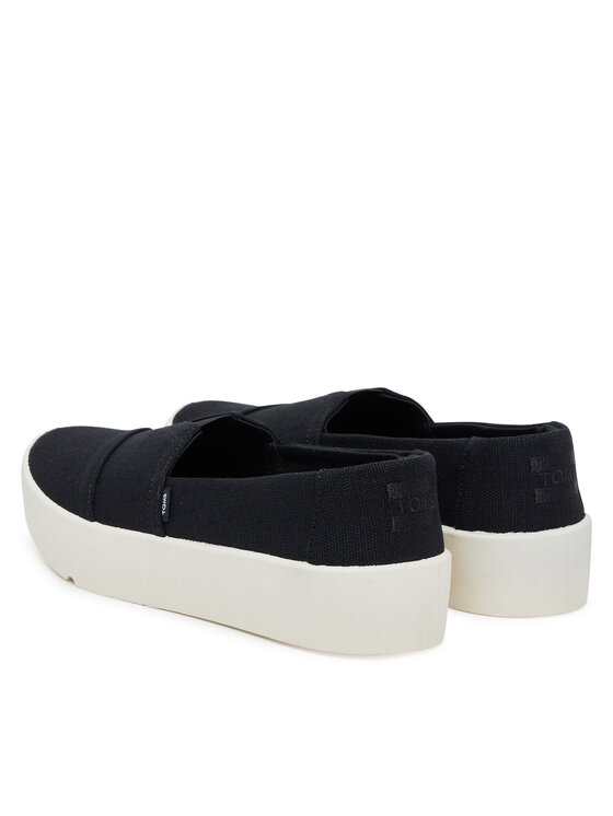 Toms Poltopánky Toms Verona Slip On 10021139 Čierna