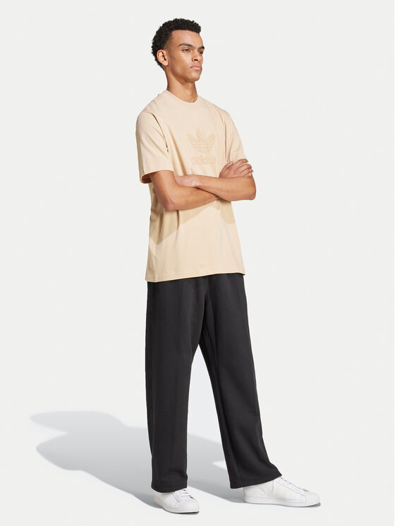 adidas adidas Футболка Mono IX6747 Бежевий Regular Fit