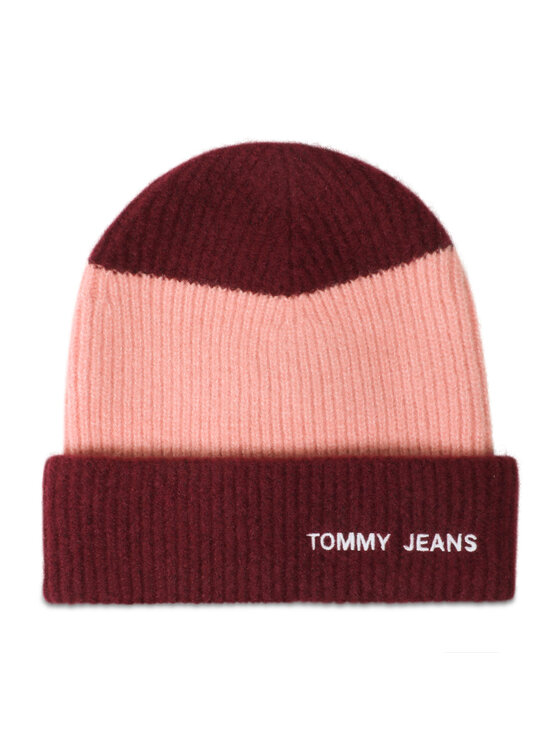 Tommy Jeans Čiapka Tommy Jeans Tjw Academia Beanie AW0AW12623 Ružová