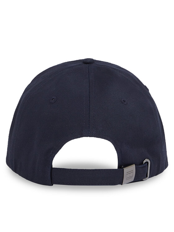 Tommy Hilfiger Šiltovka Tommy Hilfiger Th Foundation Soft 6 Panel Cap AM0AM13162 Tmavomodrá