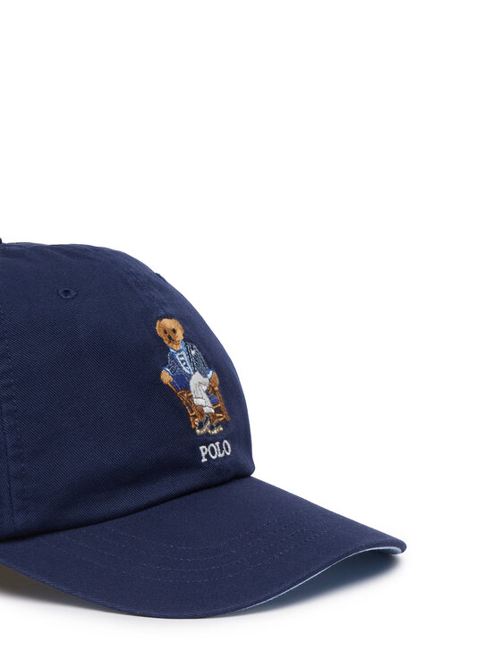 Polo Ralph Lauren Шапка с козирка Polo Ralph Lauren Polo Bear Cotton Twill Ball 211B28119001 Тъмносин