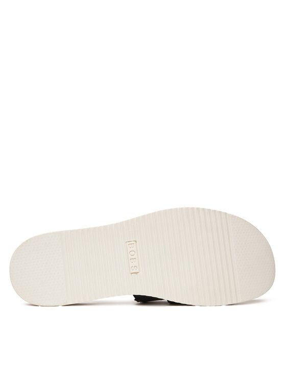 Skechers Шльопанці Skechers BOBS Desert Kiss Low-Peak Look 114707/BLK Чорний