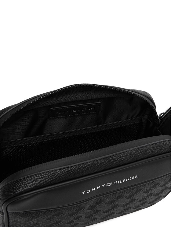 Tommy Hilfiger Несесер Tommy Hilfiger Th Modern Monogram Washbag AM0AM14828 Черен