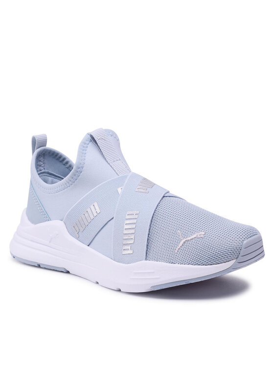 Puma Снікерcи Puma Wired Run Slip On Jr 381993 01 Голубий