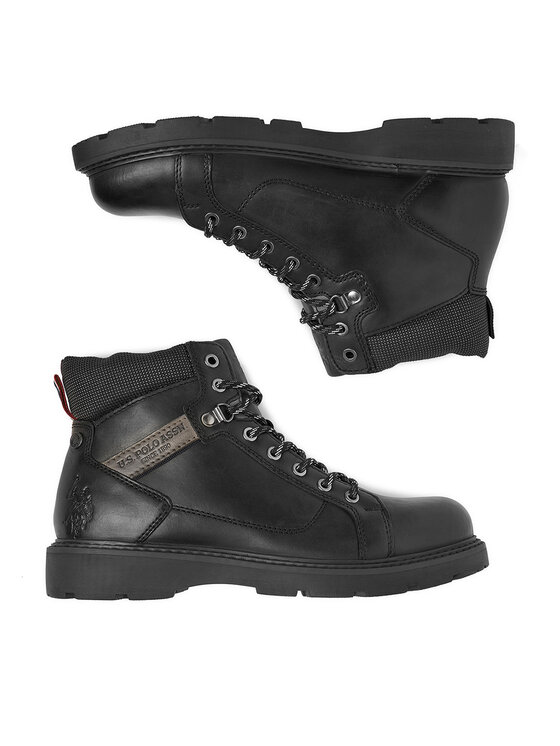 U.S. Polo Assn. Черевики U.S. Polo Assn. EO-PATRIZ003M/ELN1 Чорний