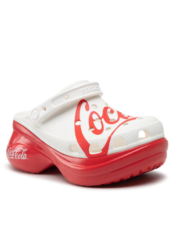 Crocs Šľapky Crocs Coca-Cola X Crocs Classic Bae Clog 207234 Biela