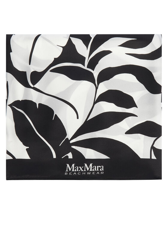 Weekend Max Mara Шовкова хустка Weekend Max Mara Bchspuma 2616541029650 Чорний