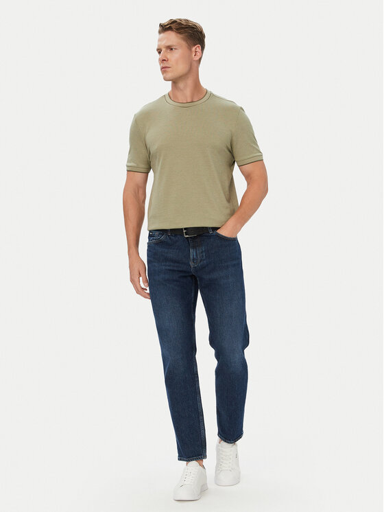BOSS BOSS Camiseta H-Thompson 81 50565742 Caqui Regular Fit