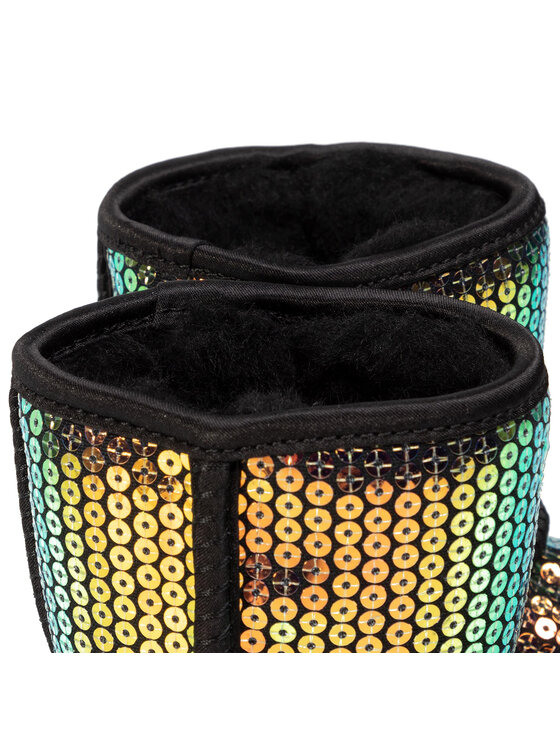 Ugg Снігоходи Ugg T Classic II Stellar Sequin 1112245T Чорний