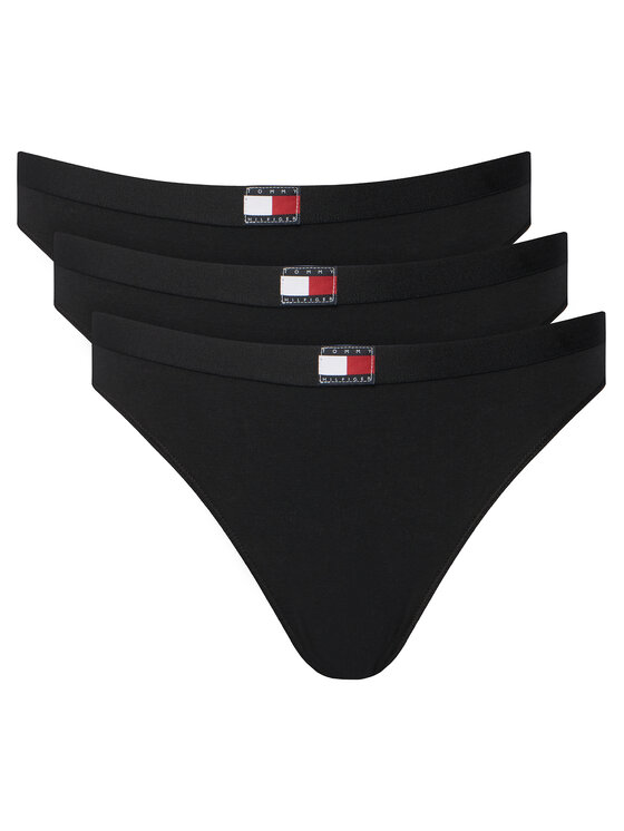 Tommy Hilfiger Tommy Hilfiger Conjunto de bragas UW0UW06141 Negro