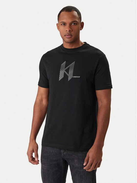 KARL LAGERFELD KARL LAGERFELD Camiseta 755072 561252 Negro Regular Fit