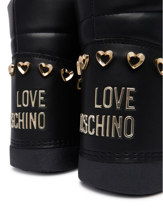 LOVE MOSCHINO Μπότες Χιονιού LOVE MOSCHINO JA24122G0PISG00A Μαύρο