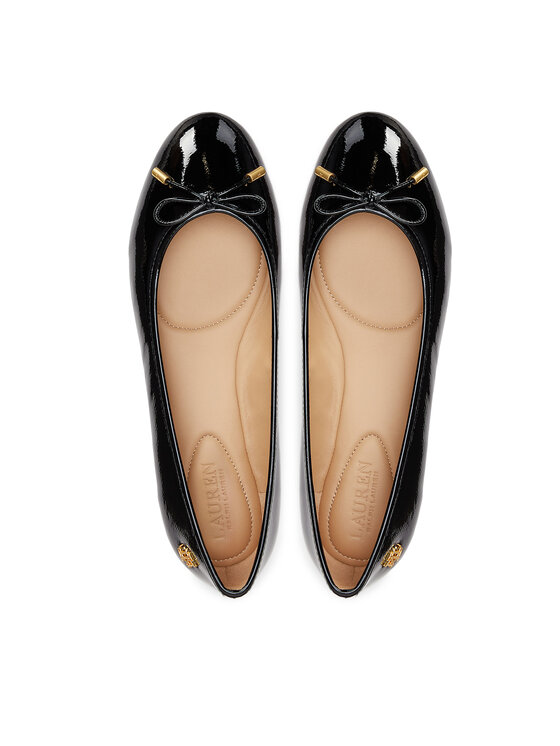 LAUREN RALPH LAUREN Балеринки LAUREN RALPH LAUREN 802956765001 Черен