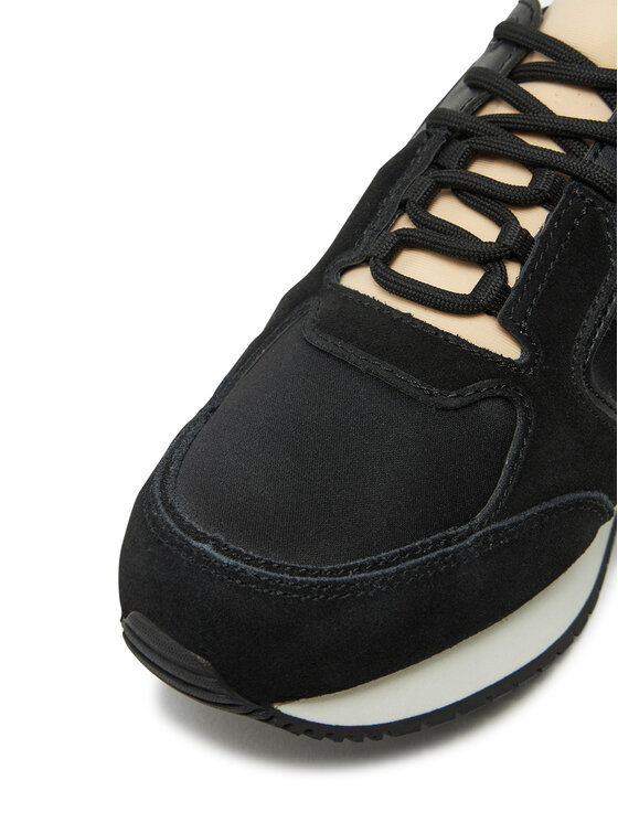Calvin Klein Jeans Sneakers Calvin Klein Jeans Runner Laceup Low Mg Media YW0YW01644 Negru