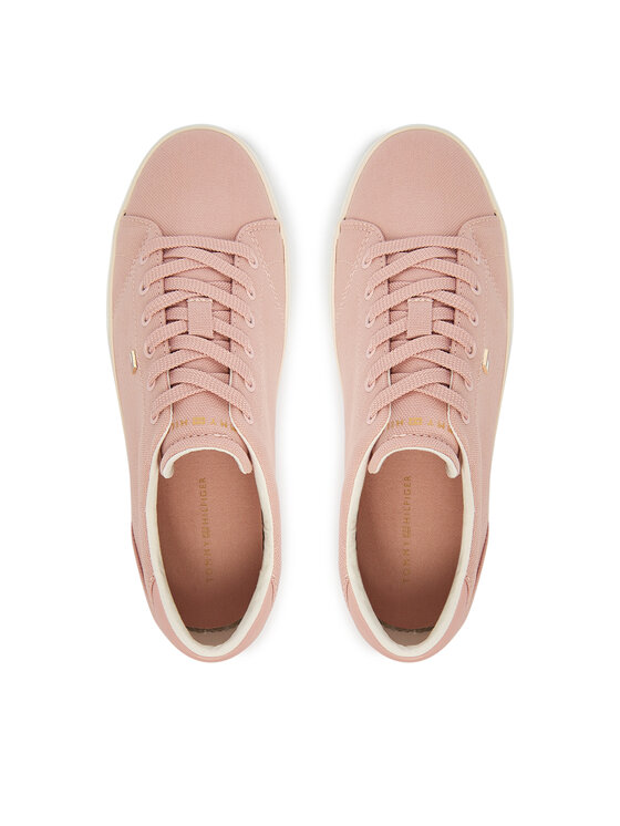 Tommy Hilfiger Гуменки Tommy Hilfiger Th Low Profile Vulc Canvas FW0FW09102 Розов