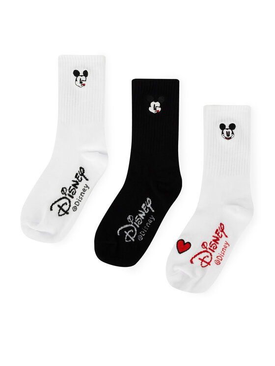 Mickey&Friends Dlhé ponožky Mickey&Friends ACCCS-SS24-338DSTC Čierna