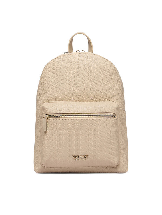 Plecak sfotografowany na wprost, widoczny przód z kieszenią.