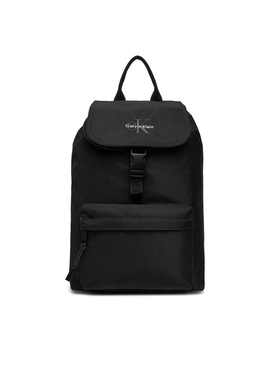 Calvin Klein Batoh Calvin Klein Bold Mini Flap Backpack LV04D3320G Černá